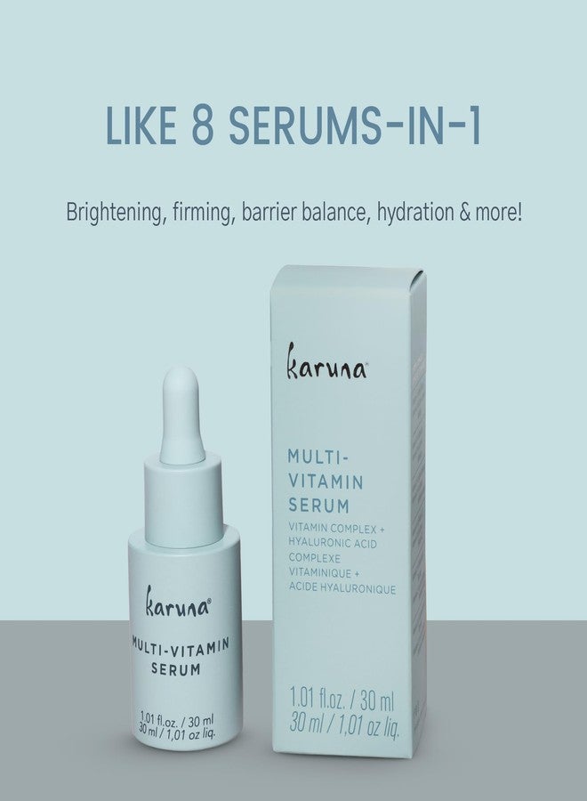 Karuna Skin - MULTI-VITAMIN Day & Night Serum with Vitamins A, B3, B5, B6, C & E, Niacinamide Serum for Face, Antioxidant Serum for Face, 30 ml - Image 2